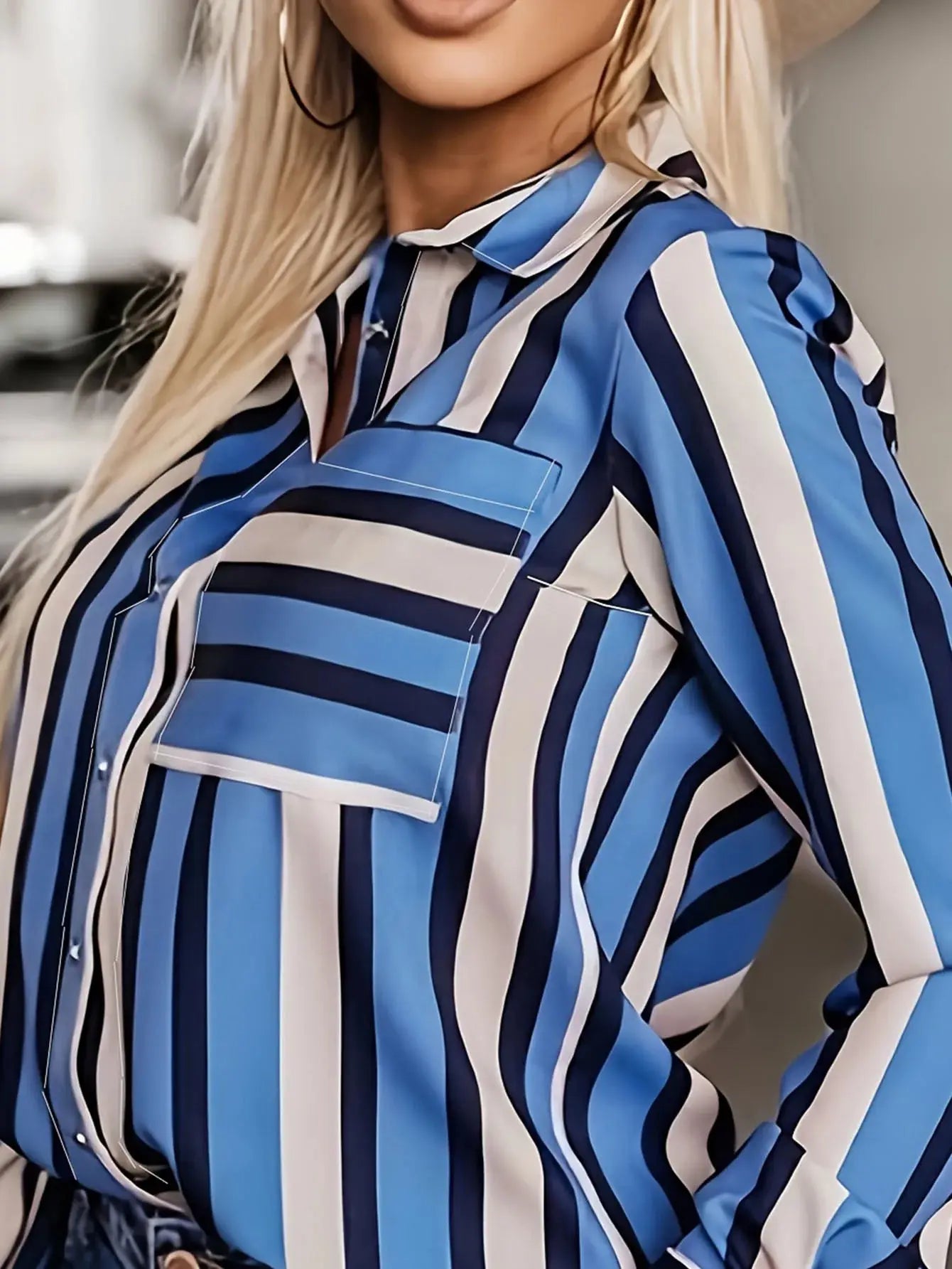 Plus Size Casual Blouse - MyEmpired