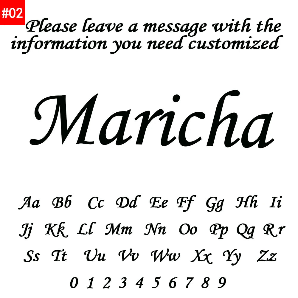 Customized Name Letter Necklace - MyEmpired