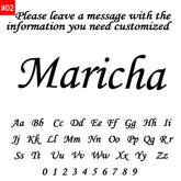 Customized Name Letter Necklace - MyEmpired