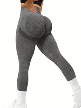 Seamless Butt Lifting Workout Leggings For Women, High Waist Yoga Compression Tights Pants, Women&