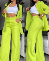 Blazer Sets Two Piece Suit - MyEmpired