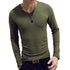 Turtleneck For Men Solid Color Slim Elastic Thin Pullover Spring Autumn Underwear Turtleneck Men Knitting Blouse Base Tshirt Top - MyEmpired