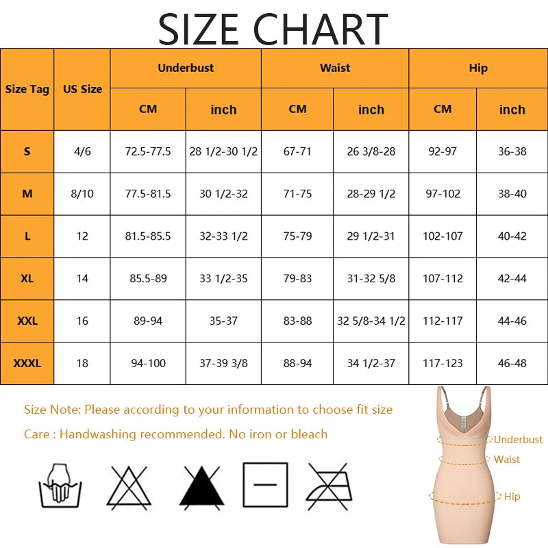 Women's Full Slip Adjustable Spaghetti Strap Camis Mini Dress Deep V Neck Underbust Push Up Breast Underdress Smooth Body Shaper