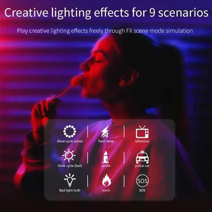 Adjustable Mini RGB Hot Boot Fill Light Live Photography LED Portable Mobile Camera Selfie Soft Light Live Shooting Fill Light