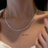 Necklace Silver Color Sparkling - MyEmpired
