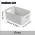Desktop storage box cosmetics miscellaneous items snacks storage basket kitchen organizing box household drawer plastic storage - MyEmpired