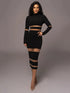 Articat Mesh Patchwork Perspective Long Sleeve - MyEmpired