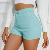 Women Sexy Skinny High Stretch Thin Shorts 2023 Female Summer Shorts Fashion Slim Fit Hip Short Jeans S-3XL Casual Bottoms Pop - MyEmpired