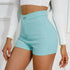 Women Sexy Skinny High Stretch Thin Shorts 2023 Female Summer Shorts Fashion Slim Fit Hip Short Jeans S-3XL Casual Bottoms Pop - MyEmpired