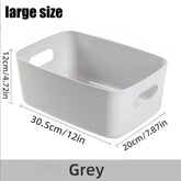 Desktop storage box cosmetics miscellaneous items snacks storage basket kitchen organizing box household drawer plastic storage - MyEmpired