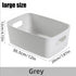 Desktop storage box cosmetics miscellaneous items snacks storage basket kitchen organizing box household drawer plastic storage - MyEmpired