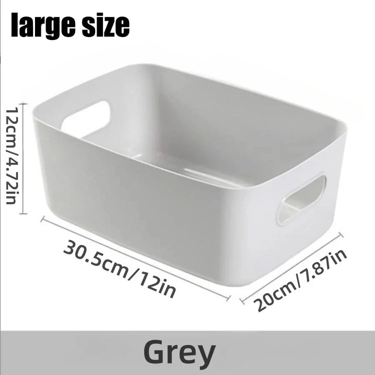 Desktop storage box cosmetics miscellaneous items snacks storage basket kitchen organizing box household drawer plastic storage - MyEmpired