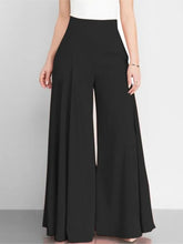 Spring Autumn Fashion Women High Waist Wide Leg Pants Female Elegant Flare Trousers Casual Solid Holiday Loose Long Pant New - MyEmpired