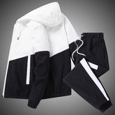 Tracksuit Casual Joggers Hooded Sportswear Jackets And Pants 2 Piece Sets - MyEmpired