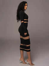 Articat Mesh Patchwork Perspective Long Sleeve - MyEmpired