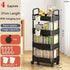 Mobile Storage Rack Trolley Household Kitchen Multifunctional Cart With Wheels Rack Bedroom Multi-Layer Storage Home Accessories - MyEmpired