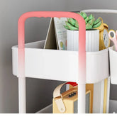 Mobile Storage Rack Trolley Household Kitchen Multifunctional Cart With Wheels Rack Bedroom Multi-Layer Storage Home Accessories - MyEmpired