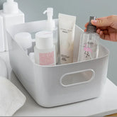 Desktop storage box cosmetics miscellaneous items snacks storage basket kitchen organizing box household drawer plastic storage - MyEmpired