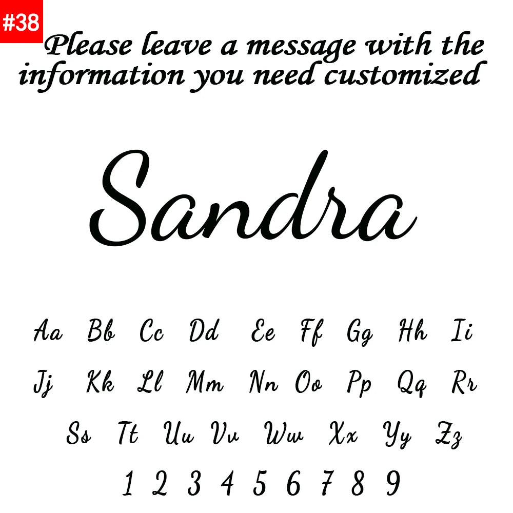 Customized Name Letter Necklace - MyEmpired
