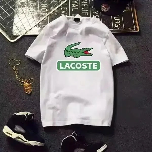 Fashion Luxury Brand Men Women Fashion Cotton Tshirt Brand Short Sleeve Oversized Clothes Luxury Designer Tee High Quality Tops - MyEmpired