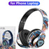 LED Graffiti Foldable Wireless Bluetooth Headphones - MyEmpired