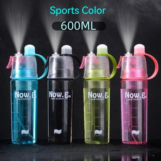 20.3oz Sports Water Bottle Portable Leakproof Spray Water