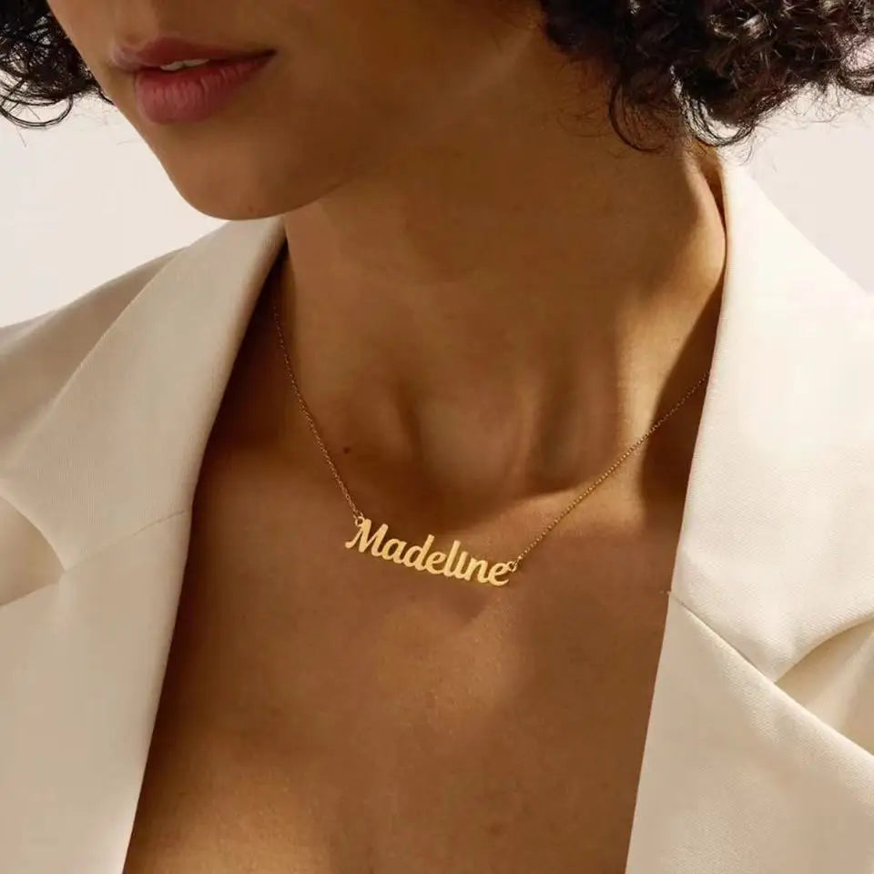 Customized Name Letter Necklace - MyEmpired