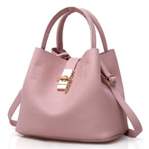 Lychee pattern PU Portable bucket bag - MyEmpired