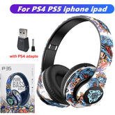 LED Graffiti Foldable Wireless Bluetooth Headphones - MyEmpired