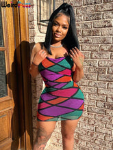 Weird Puss Colorful Party Sexy Dress Women - MyEmpired