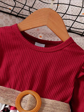 1-7 Years Children Girls New Year Dress Red - MyEmpired