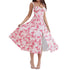 Women y2k Square Neck Lace Trim Boho Long Maxi Dress Floral Sleeveless Low Cut Split Side Bodycon Corset Sundress Streetwear - MyEmpired