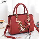 Lychee pattern PU Portable bucket bag - MyEmpired