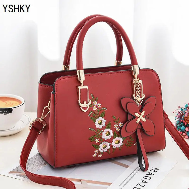 Lychee pattern PU Portable bucket bag - MyEmpired