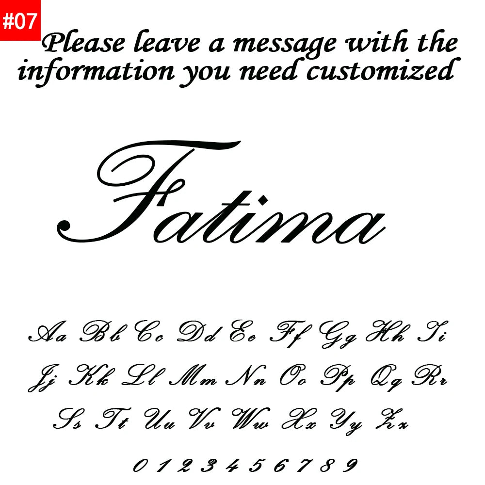 Customized Name Letter Necklace - MyEmpired