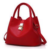Lychee pattern PU Portable bucket bag - MyEmpired