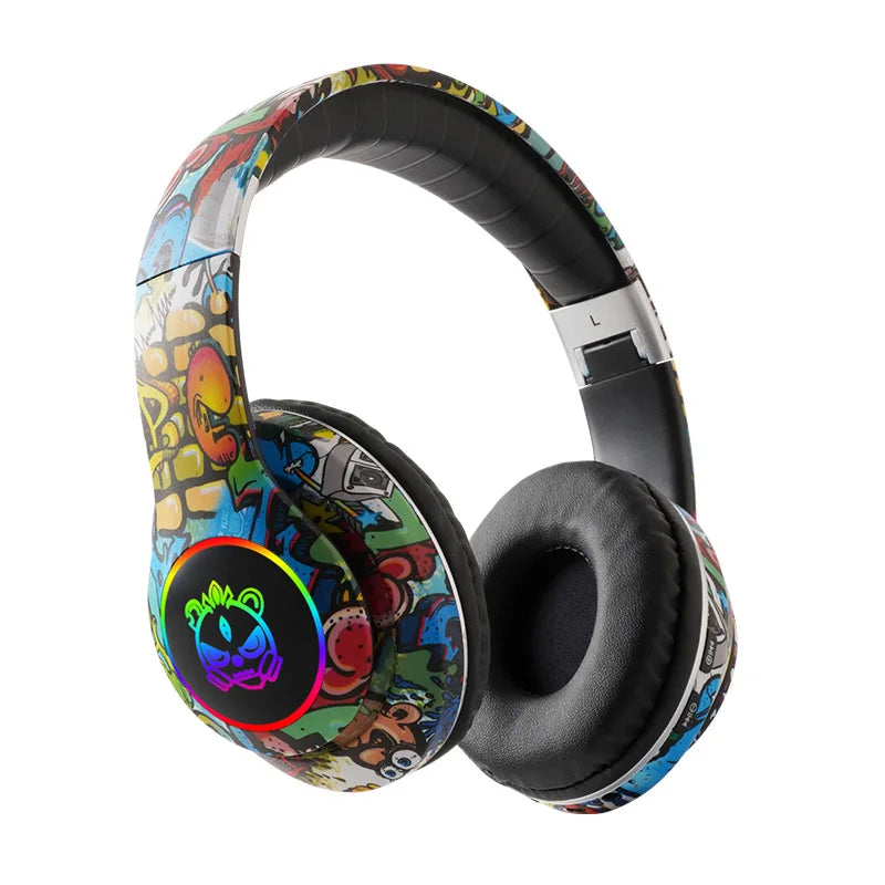 Wireless Bluetooth Headphones Graffiti Design Earphones - MyEmpired