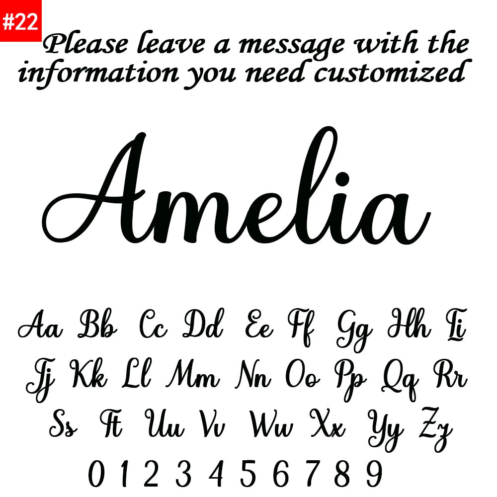 Customized Name Letter Necklace - MyEmpired