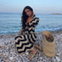 Striped Knitted Women Dresses Long Sleeve - MyEmpired