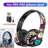 LED Graffiti Foldable Wireless Bluetooth Headphones - MyEmpired