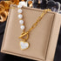 XIYANIKE 316L Stainless Steel Gold Color Love Heart Necklaces For Women Chokers 2021Trend Fashion Festival Party Gift Jewelry - MyEmpired