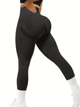 Seamless Butt Lifting Workout Leggings For Women, High Waist Yoga Compression Tights Pants, Women&