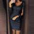Sexy Sequin Tassel Long Sleeve Dress - MyEmpired