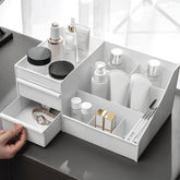 Makeup Organizer for Cosmetic Large Capacity Cosmetic Storage Box Organizer Desktop Jewelry Nail Polish Makeup Drawer Container - MyEmpired