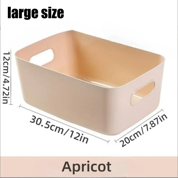 Desktop storage box cosmetics miscellaneous items snacks storage basket kitchen organizing box household drawer plastic storage - MyEmpired