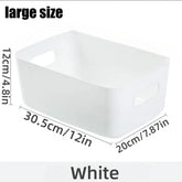 Desktop storage box cosmetics miscellaneous items snacks storage basket kitchen organizing box household drawer plastic storage - MyEmpired