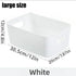 Desktop storage box cosmetics miscellaneous items snacks storage basket kitchen organizing box household drawer plastic storage - MyEmpired