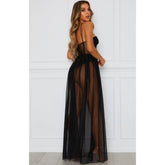 Womens Sexy See Through Perspective Mesh Sleeveless - MyEmpired