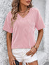 Mandy V-Neck Dropped Shoulder T-Shirt - MyEmpired