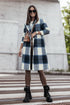 Double Take Full Size Plaid Button Up Lapel Collar Coat - MyEmpired